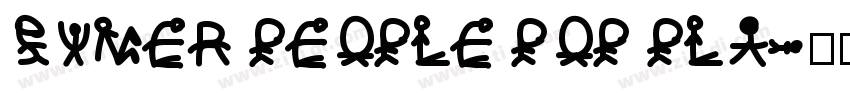 SUMER PEOPLE POP PLA字体转换